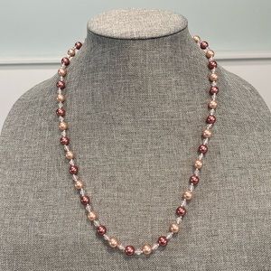 Vtg Italian RMN Pearl Necklace